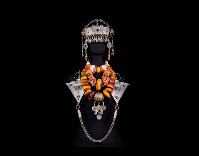 les bijoux berbères, l'ancien atelier de peinture de Jacques Majorelle, Musée Pierre berge des Arts Berbères